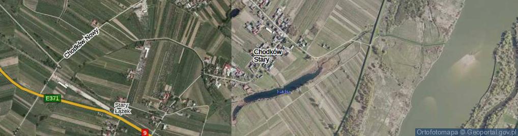 Zdjęcie satelitarne Chodków Stary ul.